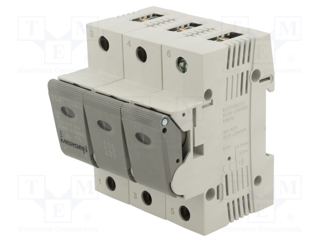 Fuse disconnector; protection switchgear; D02; DIN; 25A; 400V