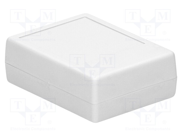Enclosure: with panel; X: 63mm; Y: 83mm; Z: 30mm; ABS; grey