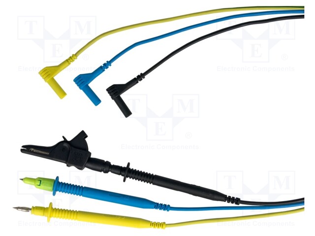 Test leads; Colour: black,blue,yellow-green