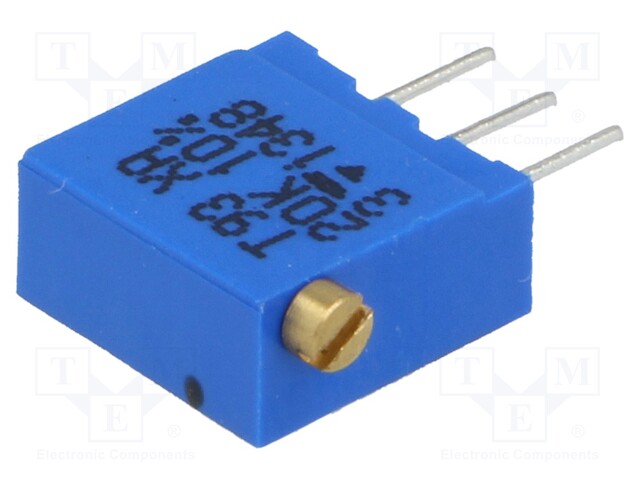 Potentiometer: mounting; multiturn; 20kΩ; 500mW; THT; ±10%; linear