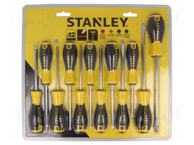 Kit: screwdrivers; Pcs: 12; Phillips,Pozidriv®,Torx®,slot