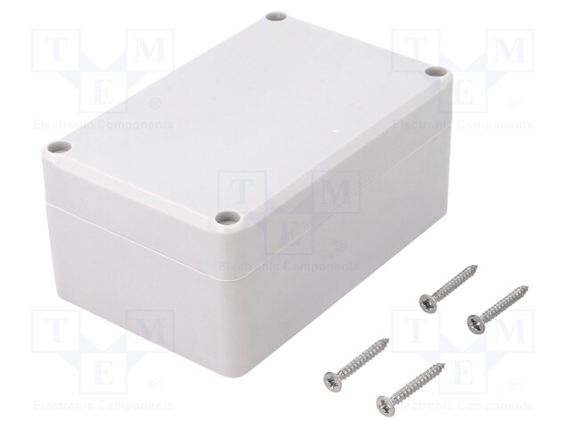 Enclosure: multipurpose; X: 78mm; Y: 118mm; Z: 54mm; polystyrene