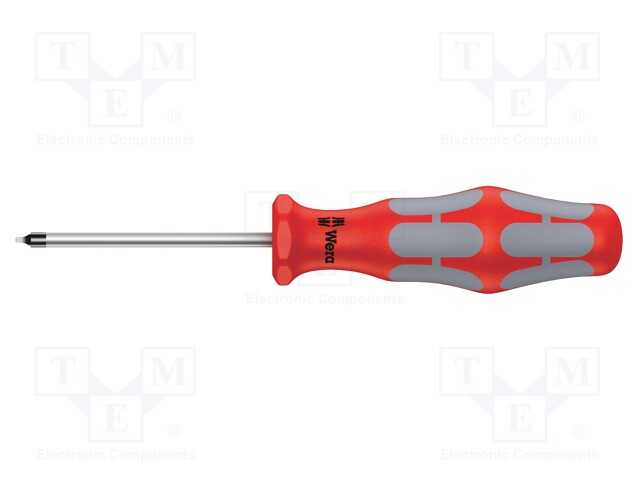 Screwdriver; square; #00; Blade length: 60mm; Overall len: 141mm