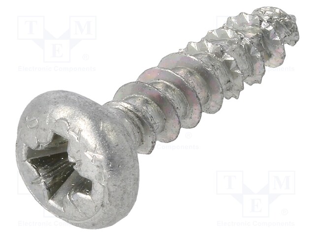 Screw; SPAX®; 4,5x20; Head: cheese head; Pozidriv; steel; zinc