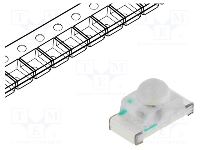 LED; SMD; 0603; orange; 200÷400mcd; 1.6x0.8x0.95mm; 35°; 1.8÷2.4V