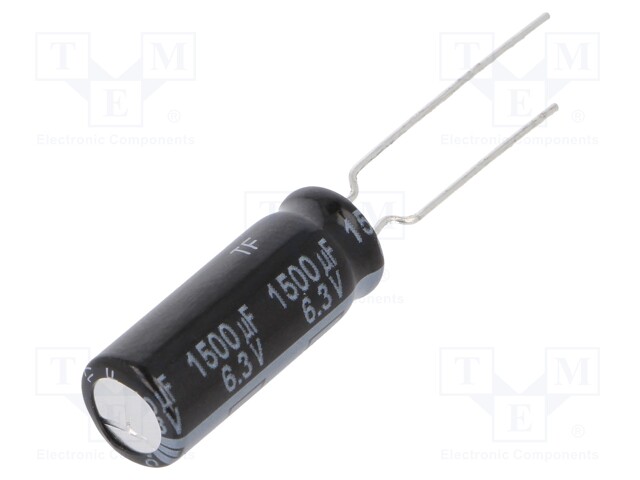 Capacitor: electrolytic; low impedance; THT; 120uF; 63VDC; Ø8x20mm