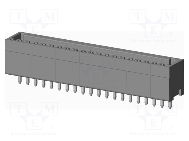 Connector: pluggable terminal block; socket; male; on PCBs