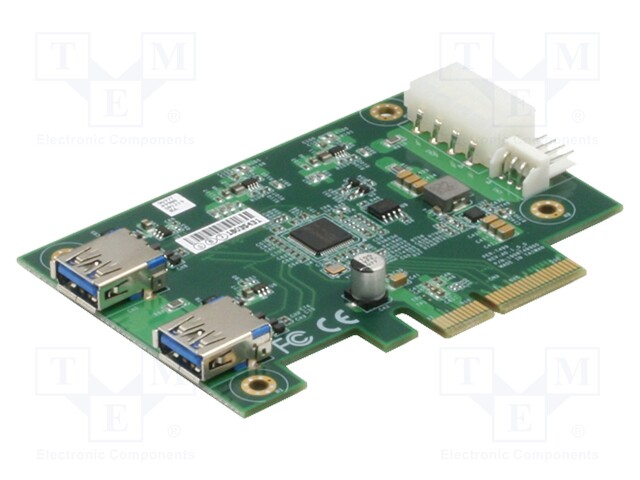 PCI Express communication card; PCI-E x4 Gen.3; 0÷60°C