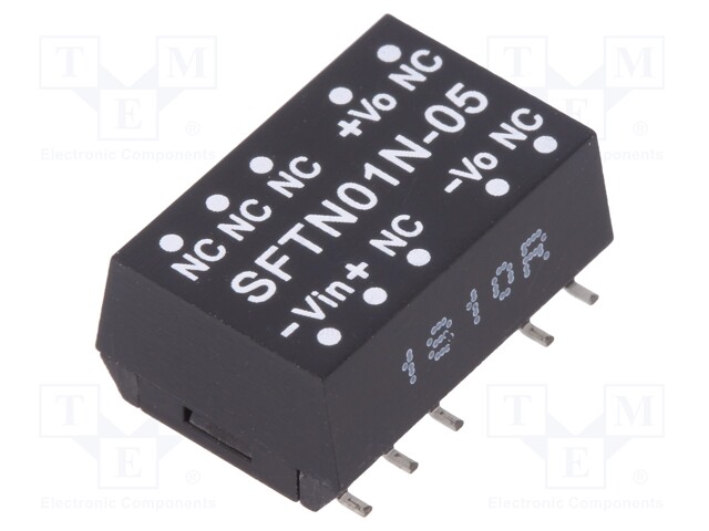 Converter: DC/DC; 1W; Uin: 21.6÷26.4V; 5VDC; Iout: 200mA; SMD; 1.2g