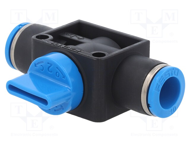 Shutoff valve; Pressure: -0.95÷10bar; Temp: 0÷60°C; Flow: 761l/min