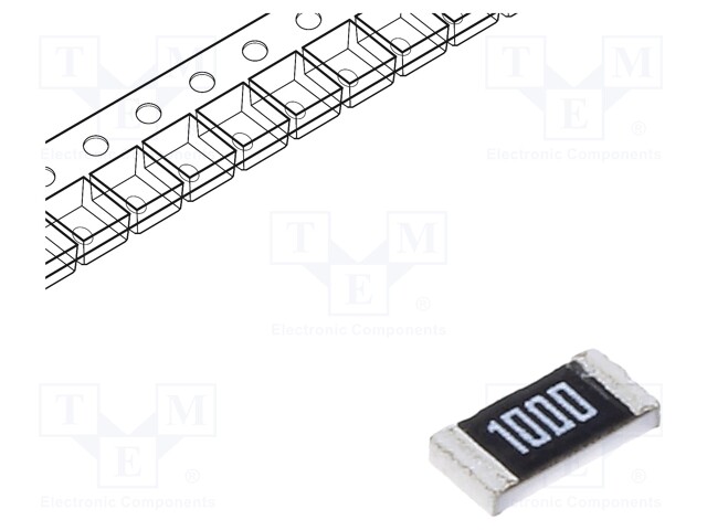 Resistor: thin film; precise; SMD; 1206; 100Ω; 0.125W; ±0.1%