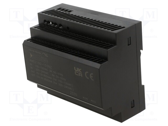 Converter: AC/DC; 142.5W; Uin: 85÷264V; Uout: 13.5÷18VDC; Iout: 9.5A