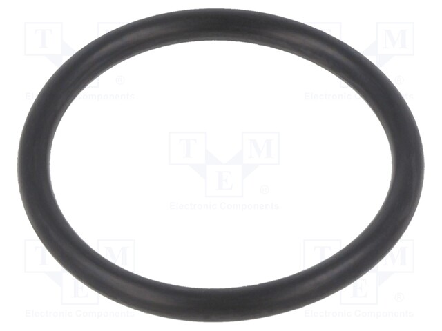 O-ring gasket; NBR rubber; Thk: 3mm; Øint: 30mm; black; -30÷100°C