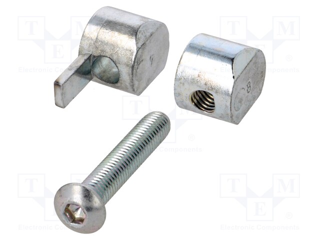 Mounting coupler; for profiles; Width of the groove: 8mm