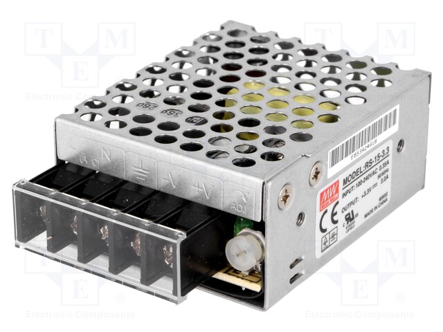 Power supply: switched-mode; modular; 9.9W; 3.3VDC; 62.5x51x28mm