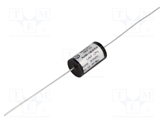 Capacitor: polypropylene; 1uF; 400VDC; ±2%; Ø13.9x24mm; -25÷85°C