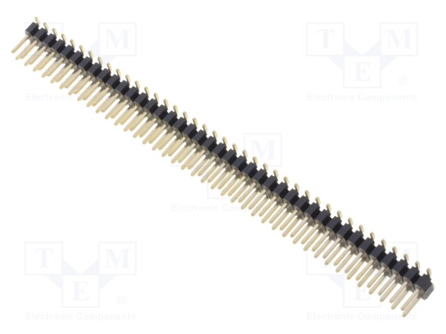 Pin header; pin strips; male; PIN: 80; vertical; 2mm; SMT; 2x40