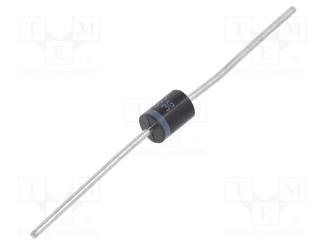 Diode: Schottky rectifying; THT; 60V; 8A; Ø5,4x7,5mm; Ufmax: 0.53V