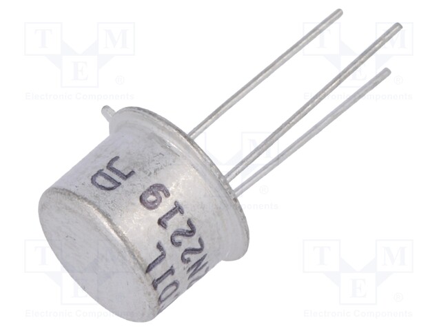 Transistor: NPN; bipolar; 40V; 0.8A; 0.8/3W; TO39; 4dB