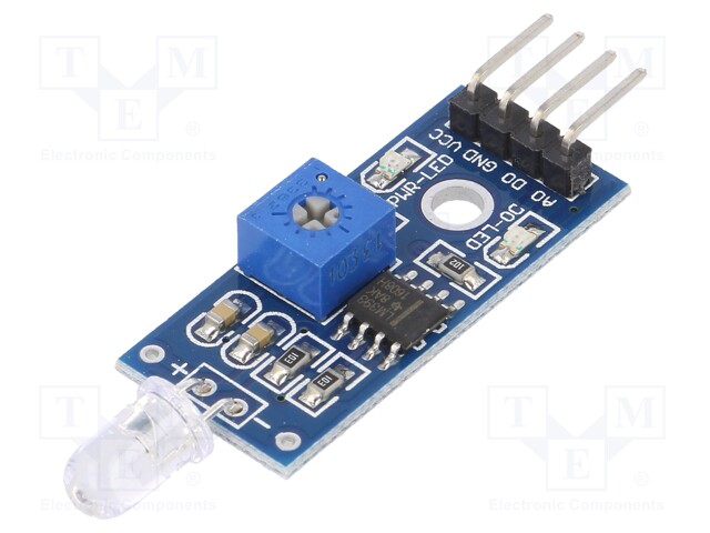 Sensor: ambient light; analog,digital; 3.3÷5VDC; IC: LM393