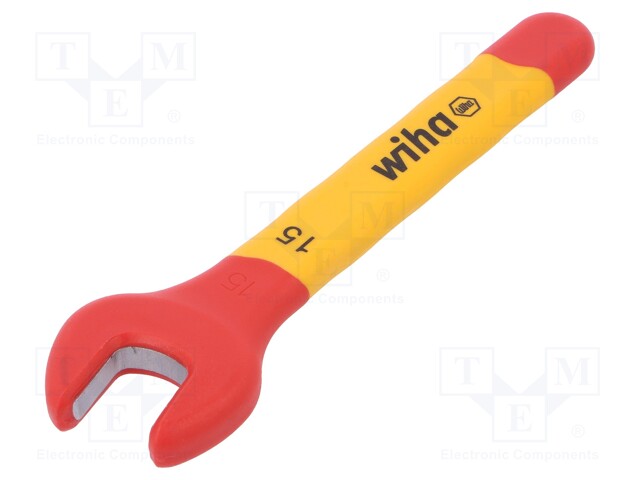 Key; spanner; 15mm; Overall len: 150mm; IEC 60900; insulated