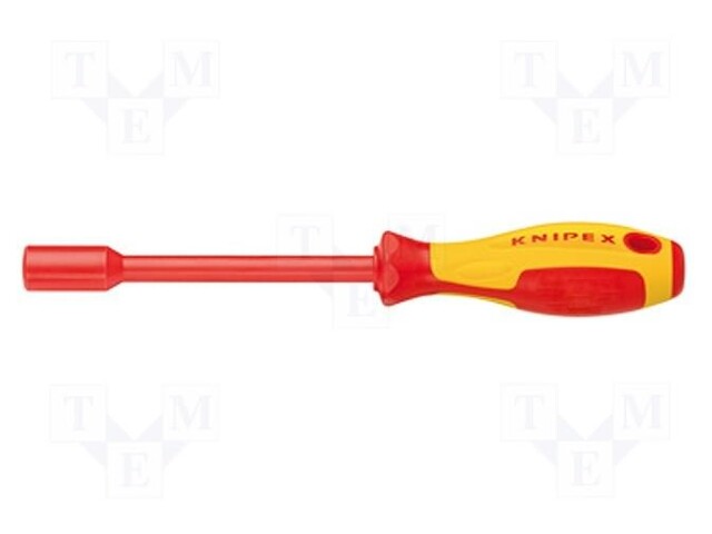 Screwdriver; insulated; hex socket; HEX 13mm; Blade length: 125mm