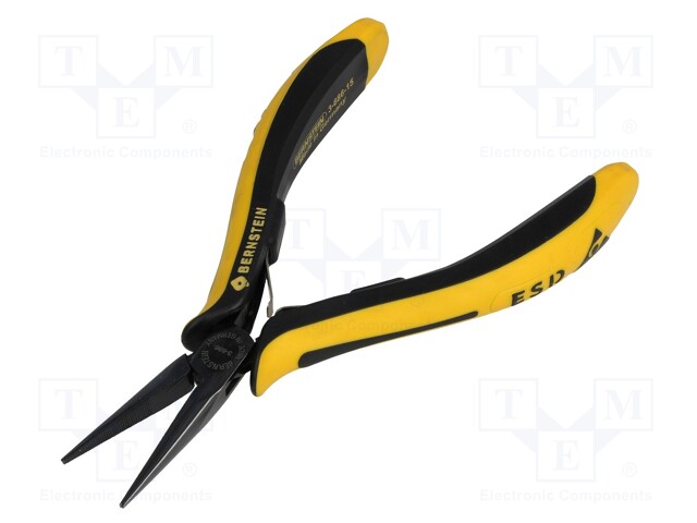 Pliers; half-rounded nose,elongated; ESD; 140mm