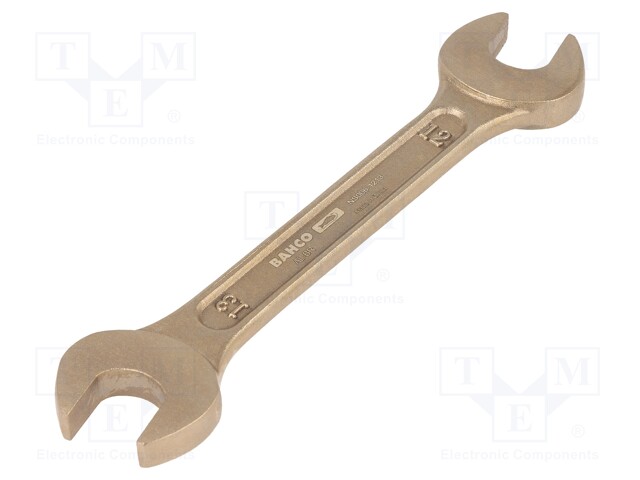 Key; spanner; 12mm,13mm; Overall len: 128mm; aluminum bronze