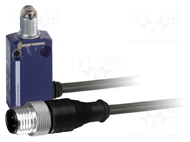 Limit switch; metal roller Ø11,6mm; NO + NC; 6A; max.250VAC; IP66