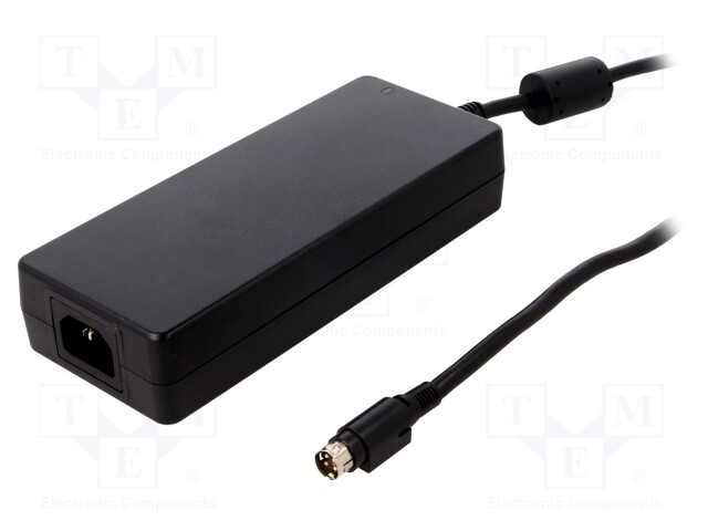 Power supply: switched-mode; 15VDC; 9.6A; 144W; Case: desktop; 91%