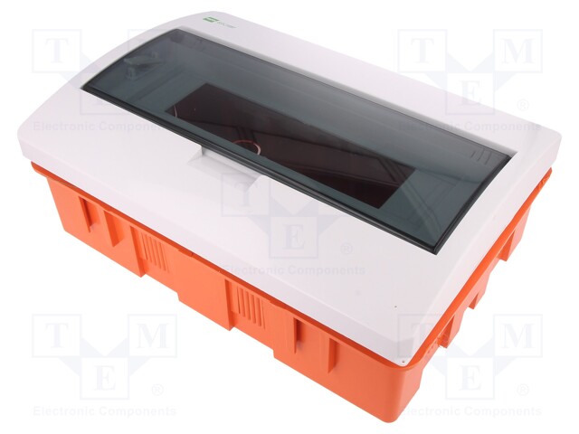 Enclosure: for modular components; IP40; white; No.of mod: 12