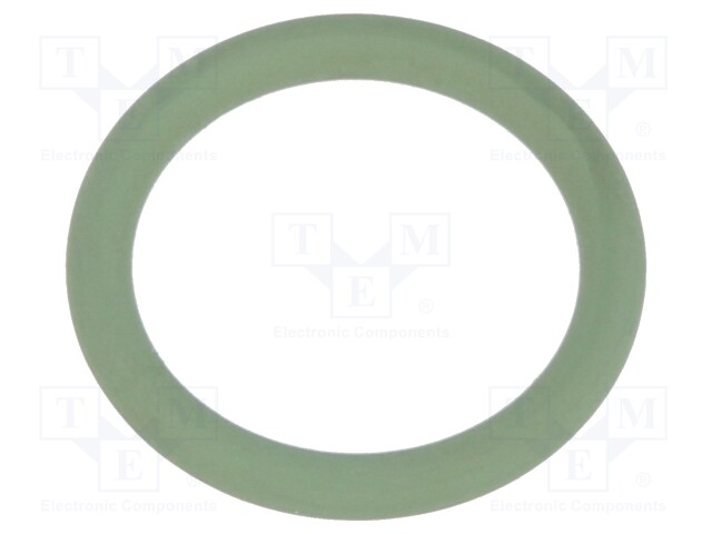 O-ring gasket; FPM; D: 1.5mm; Øint: 10mm; PG7; green; -40÷200°C