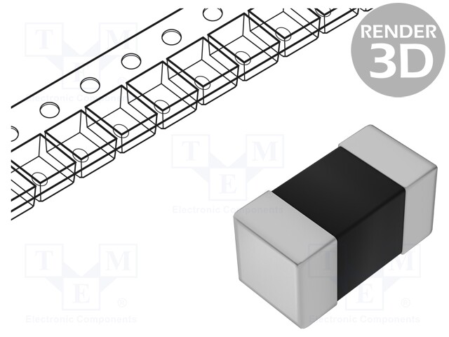 Ferrite: bead; Imp.@ 100MHz: 600Ω; SMD; 0.5A; 0402; R: 0.23Ω