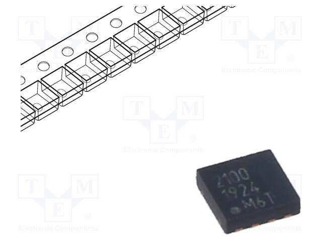 Instrumentation amplifier; 390kHz; Uoper: 2÷5.5V; VDFN8; 100V/V