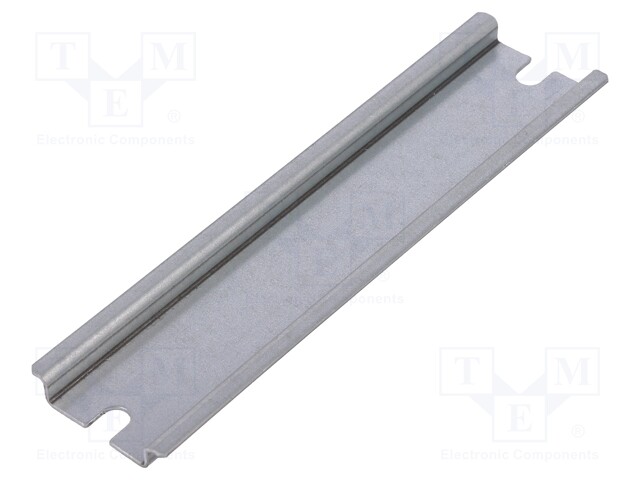 DIN rail; steel; W: 35mm; L: 140mm; ALN161609,P161609; Plating: zinc