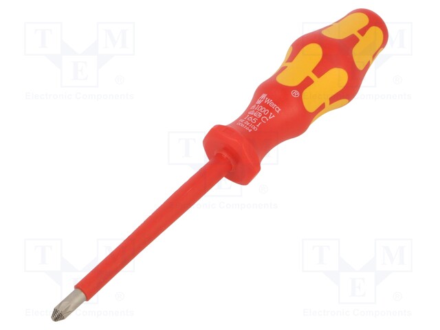 Screwdriver; insulated; Pozidriv®; PZ2; Blade length: 100mm