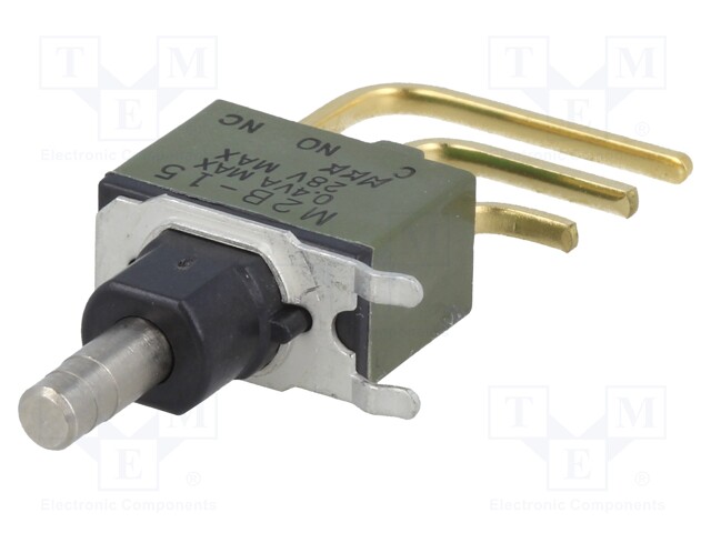 Switch: push-button; SPDT; ON-(ON); 1A/125VAC; 1A/30VDC; -30÷85°C