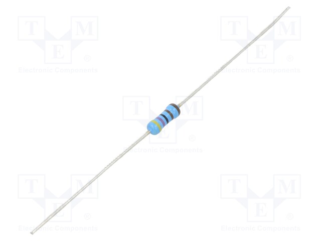 Resistor: thin film; THT; 4.7kΩ; 600mW; ±1%; Ø2.5x6.5mm; -55÷155°C