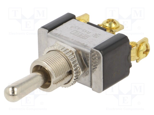 Switch: toggle; Pos: 3; SPDT; ON-OFF-ON; 21A/14VDC; Leads: screw