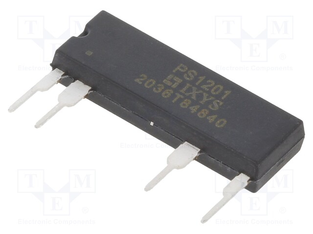 Relay: solid state; Icntrl max: 100mA; 1A; max.400VAC; THT; SIP4
