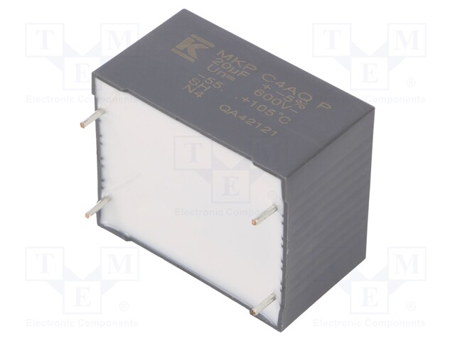 Capacitor: polypropylene; DC-Link; 20uF; ESR: 5.8mΩ; THT; ±5%; 14.8A