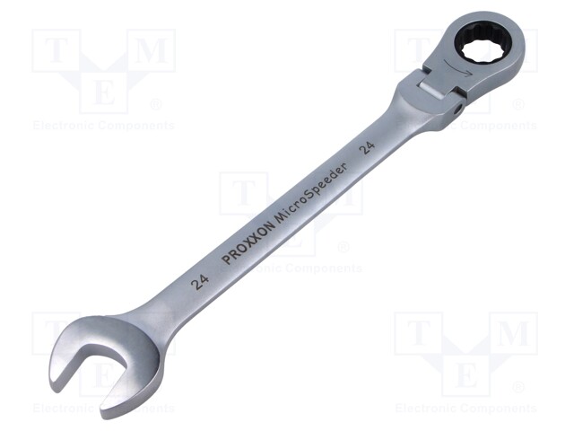 Wrench; combination spanner,with joint; 24mm; MicroSpeeder