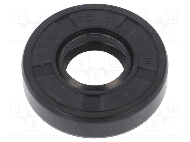 Oil seal; NBR; D: 10mm; -40÷100°C; Shore hardness: 70; Øhole: 40mm