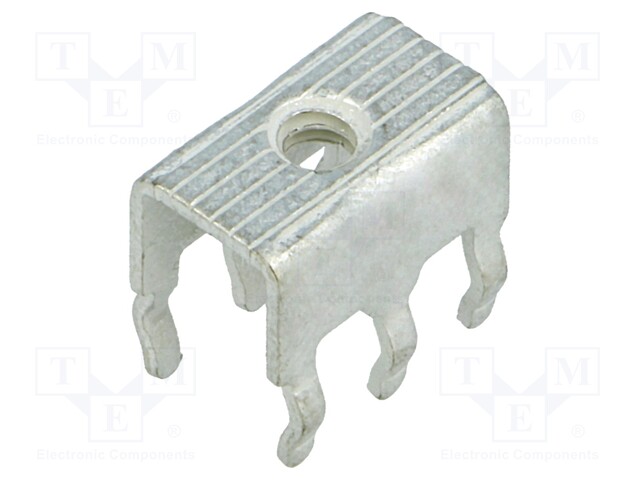 Terminal: screw terminal; THT,screw terminal; silver; 7x5mm