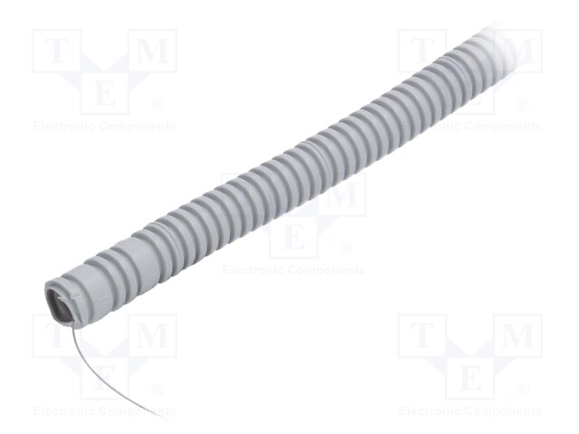 Protective tube; ØBraid : 16mm; grey; L: 25m; -25÷60°C; Øint: 11mm