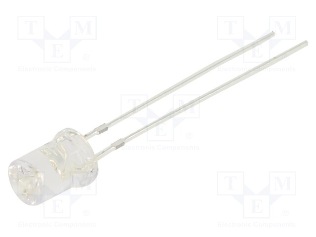 LED; 5mm; blue; 330÷500mcd; 120°; Front: recessed; 2.9÷3.4V; 102mW