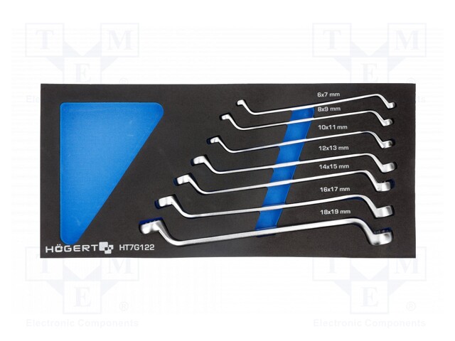 Wrenches set; box