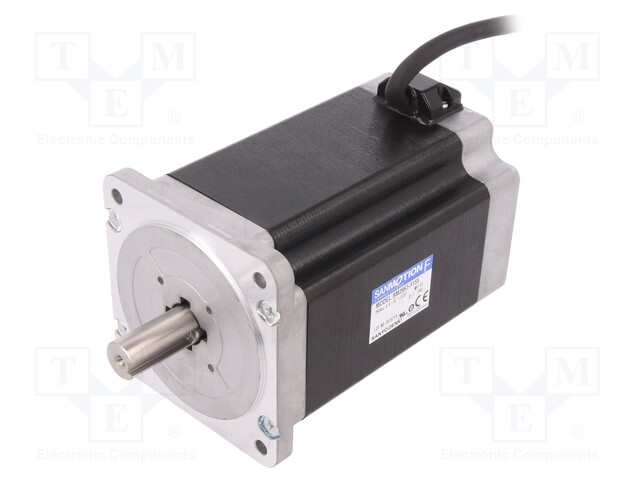 Motor: AC; 75÷325VAC; step 1,8°; 9.2Nm; 4kg; 4A; 85.5x85.5x127mm