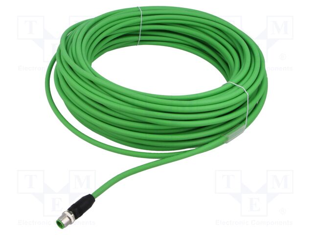 Connection lead; male; IP65,IP67; 60VDC; 1.5A; 30m; PIN: 4; socket