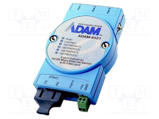 Industrial module: switch Ethernet; unmanaged; 10÷30VDC; RJ45,SC